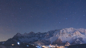 Silvester Stimmung am Dachstein Gletscher | © Michael Simonlehner