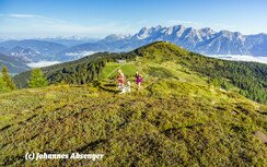 Ramsau Panorama im Sommer.